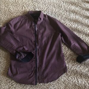 Stylish slim fit button down